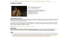 Desktop Screenshot of jonathanleroux.org